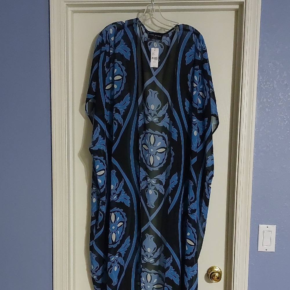 Lane Bryant Chiffon Kimono Duster PLUS